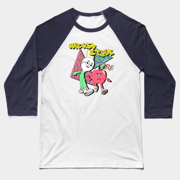 Wicked Style Baseball T-Shirt by Owllee Designs